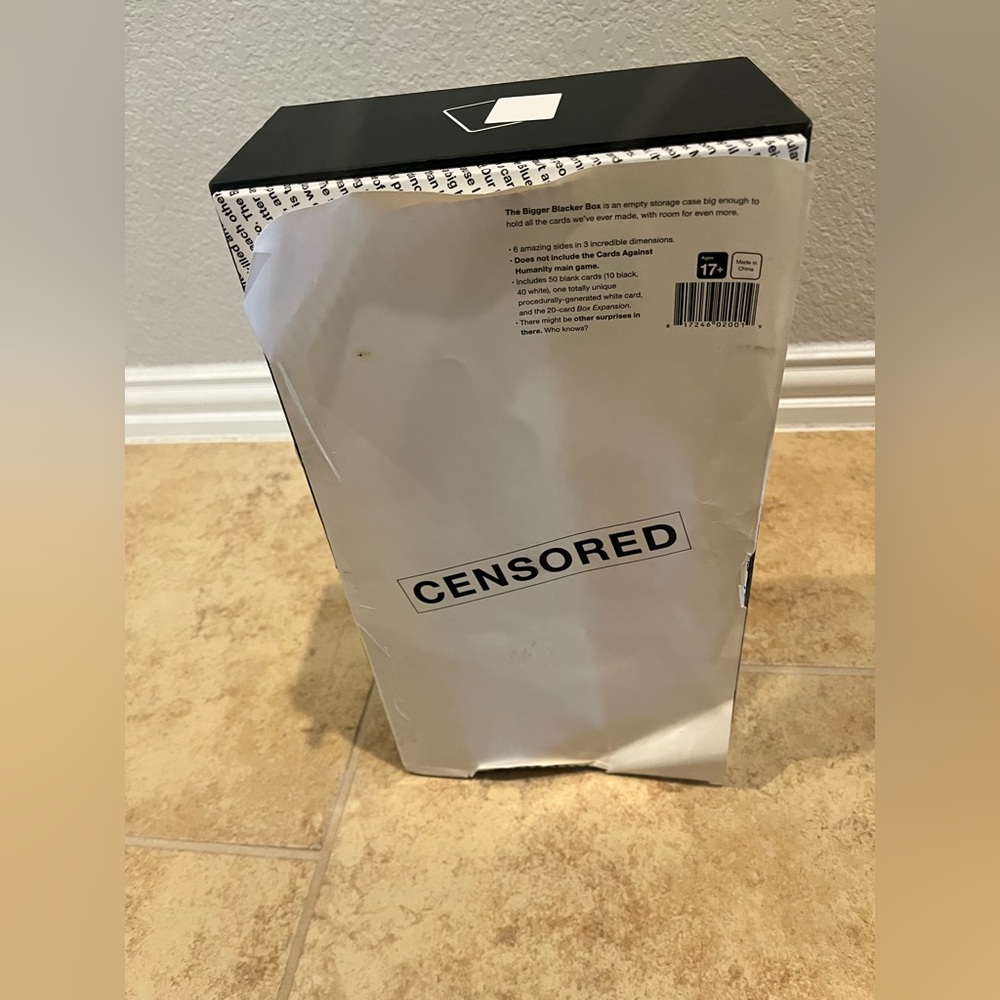 Huge Discontinued Cards Against Humanity Bigger Blacker Box Expansion Pack - Picture 9 of 9